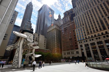 Jean Dubuffet - aşağı Manhattan dört ağaç grup heykel