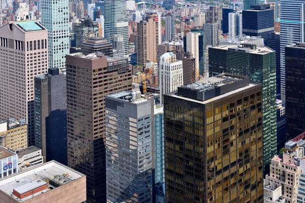 Manhattan, vue du centre-ville d'en haut — Photo