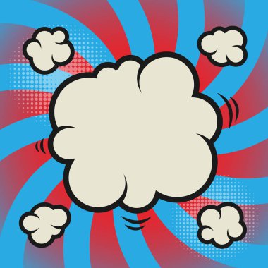 Karikatür komik renkli arka planı