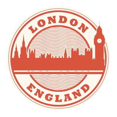 Damga veya metin Londra etiketi