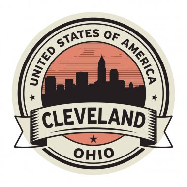 Damga veya etiket adı Cleveland, Ohio ile