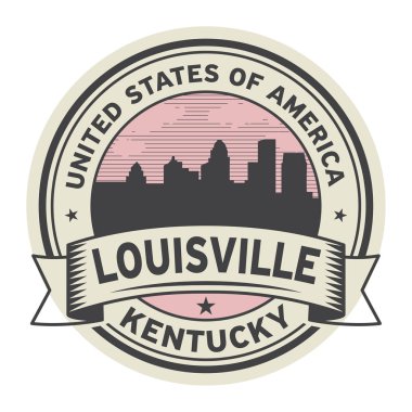 damga veya louisville, kentucky adını etiketi