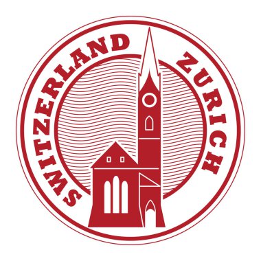 Kelime Zürih, İsviçre içinde ile pul