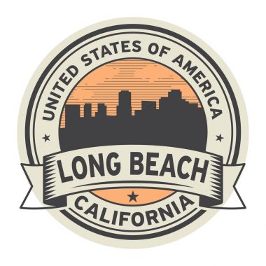Damga veya Long Beach, Kaliforniya'nın adı etiketi