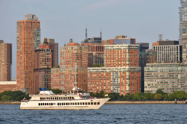Visa till Manhattan från Jersey City — Stockfoto