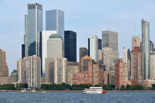 Vista para Manhattan de Jersey City — Fotografia de Stock