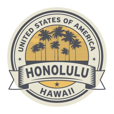 Damga veya Hawaii, Honolulu adını etiketi