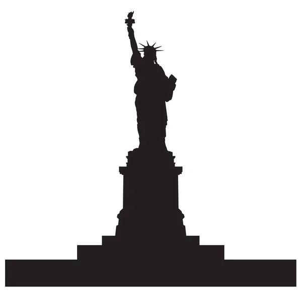 Estatua de la Libertad, Nueva York — Vector de stock