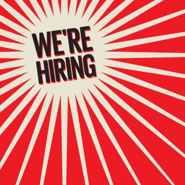 Biz işe Poster vardır