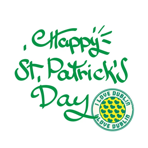 St. patricks fundo dia —  Vetores de Stock