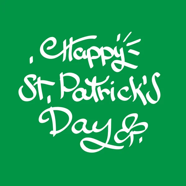 St. Patricks Day Fundo Verde —  Vetores de Stock