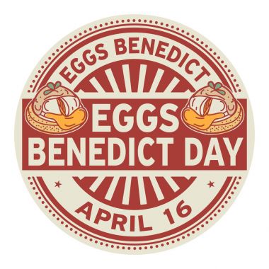 Yumurta Benedict gün damgası