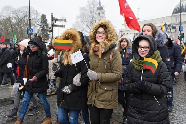 Day of Independence of Lithuania — Stock Photo, Image