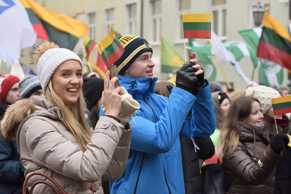 Dag van de onafhankelijkheid van Litouwen — Stockfoto