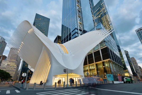 Exterior do WTC Transportation Hub, NYC — Fotografia de Stock