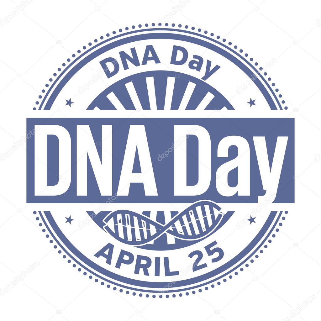 DNA Day stamp
