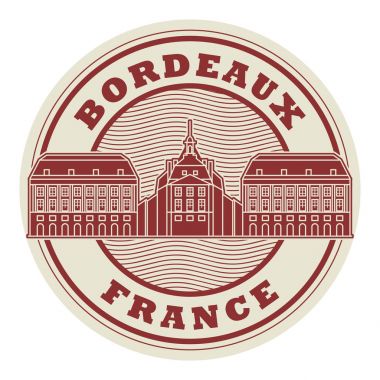 Damga veya etiket Bordeaux, Fransa