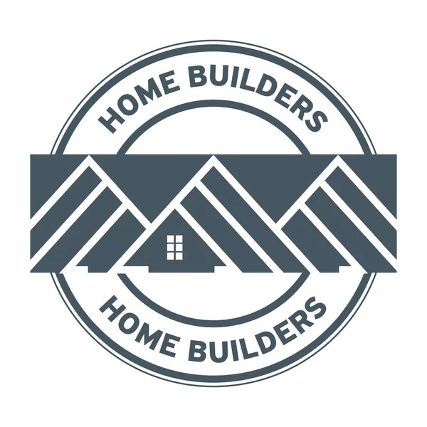 House Builders stamp or sign — Stock Vector