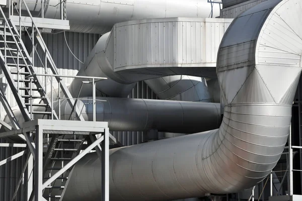 Moderne industriële elektriciteitscentrale — Stockfoto