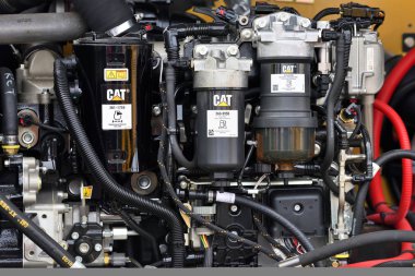 Caterpillar ağır ekipman araç ve logosu