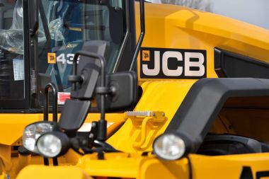 JCB ağır ekipman araç ve logosu