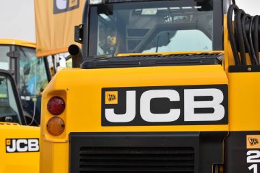 JCB ağır ekipman araç ve logosu