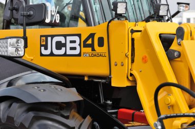  JCB ağır ekipman araç ve logosu