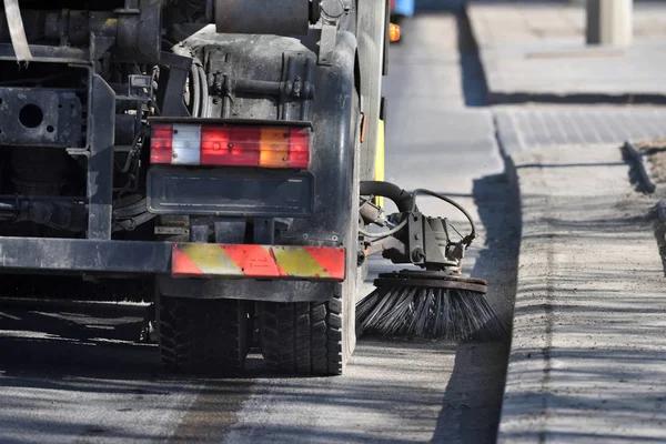 Street cleaner vehicle — Stock Photo, Image