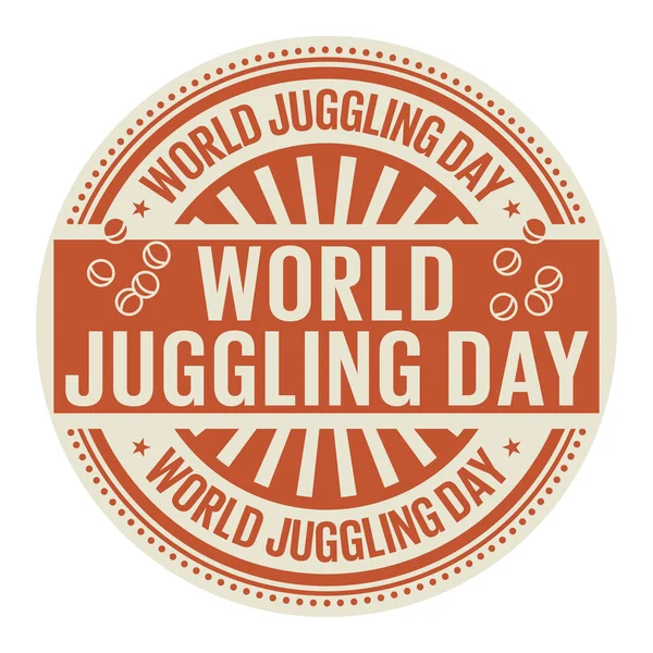Světový den žonglování — Stockový vektor