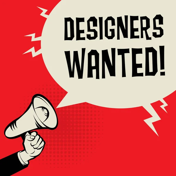 Designers Concept d'entreprise recherché — Image vectorielle