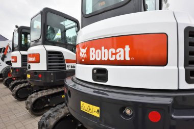 Bobcat ağır ekipman araç ve logosu