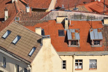 Vilnius Old Town şehir çatılar
