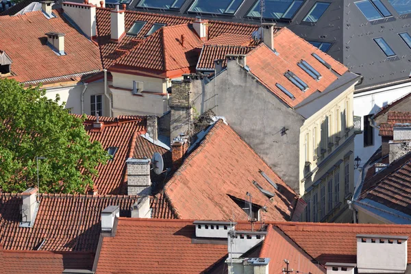 Dächer der Altstadt von Vilnius — Stockfoto