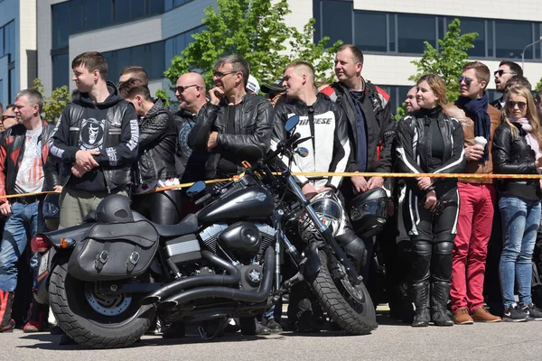 Årsmöte för bikers från Baltikum — Stockfoto