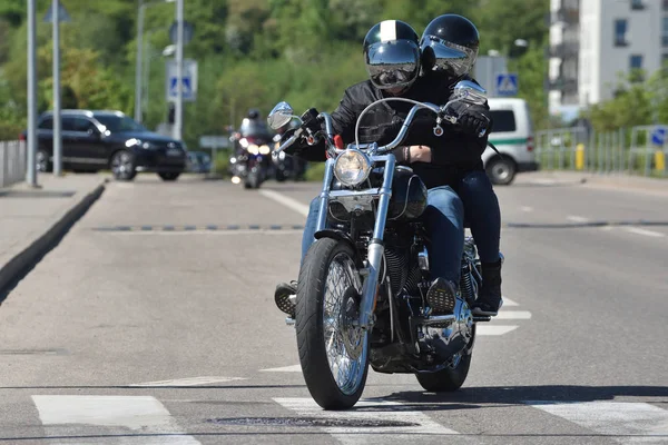 Årsmöte för bikers från Baltikum — Stockfoto