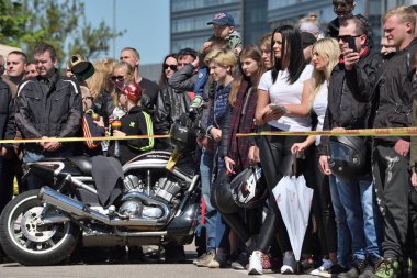 Bisikletçileri Baltık ülkelerinden gelen yıllık toplama