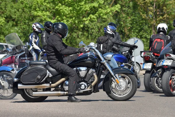 Årsmöte för bikers från Baltikum — Stockfoto