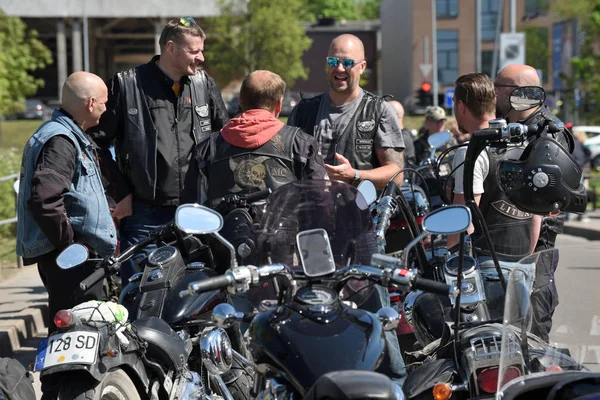 Každoroční setkání motorkářů z pobaltských zemí — Stock fotografie