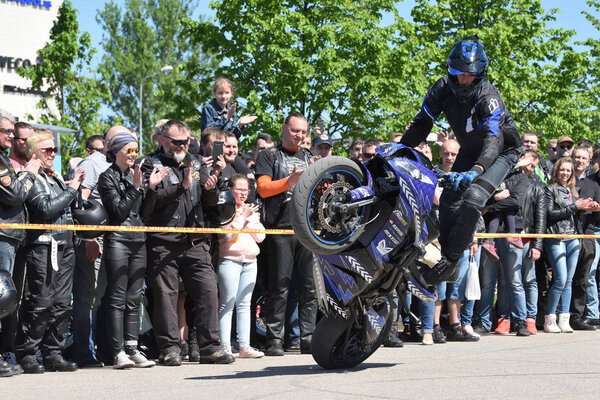 Annual gathering of bikers from the Baltic countries