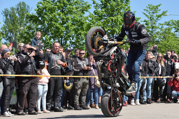 Annual gathering of bikers from the Baltic countries