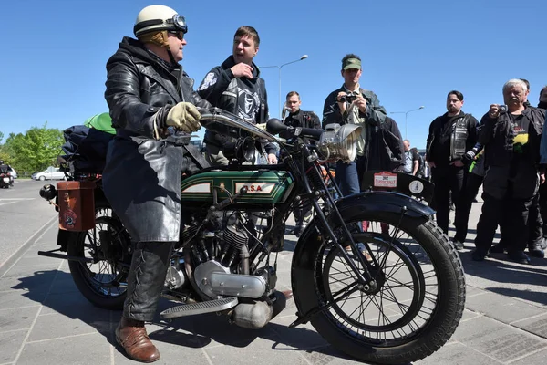 Årsmöte för bikers från Baltikum — Stockfoto