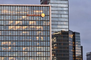 Swedbank 'in modern ofisi, Vilnius