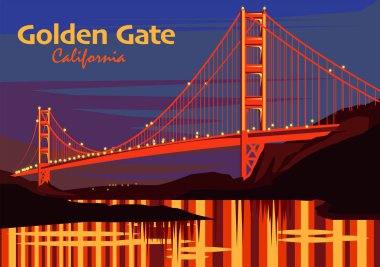 San Francisco 'daki Golden Gate Köprüsü.