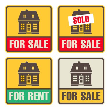 Satılık Ev Emlak Tabelaları