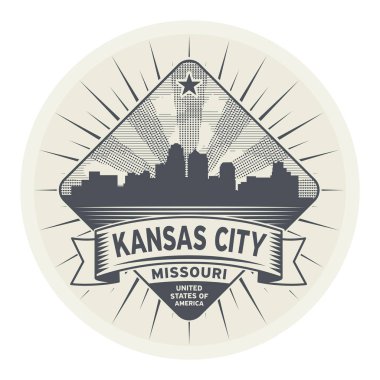 Damga veya Kansas City, Missouri adını etiketi