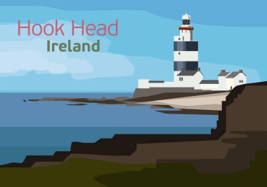 Hook Lighthouse at Hook Head, Wexford clipart