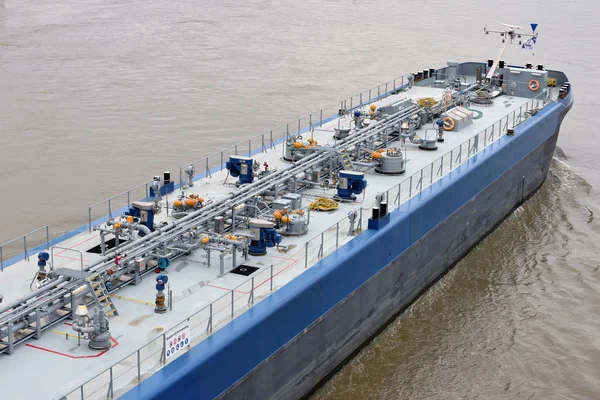 Barge on the river Rhine — Stock Photo, Image