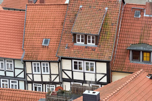 Quedlinburg 'un tarihi çatıları