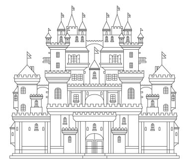 Şato peri masalı, vektör