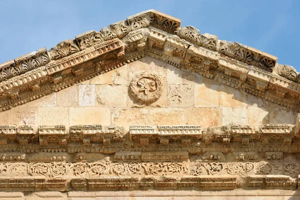 Detalles Arco Adriano Arco Triunfal Construido Para Visita Del Emperador — Foto de Stock